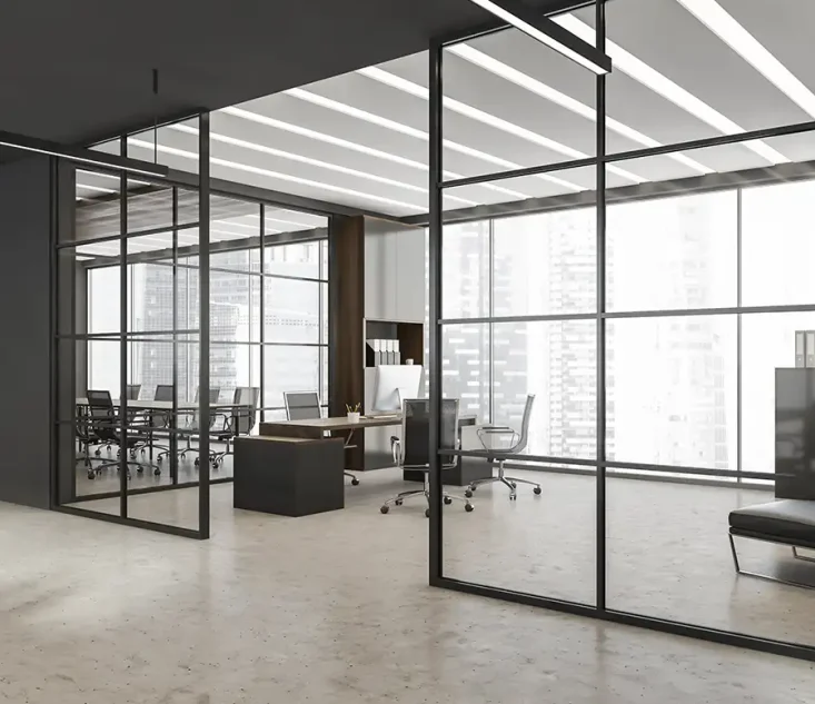 parete divisoria vetro aziende