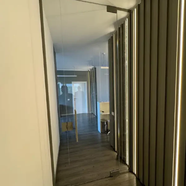 porta divisoria vetro ufficio