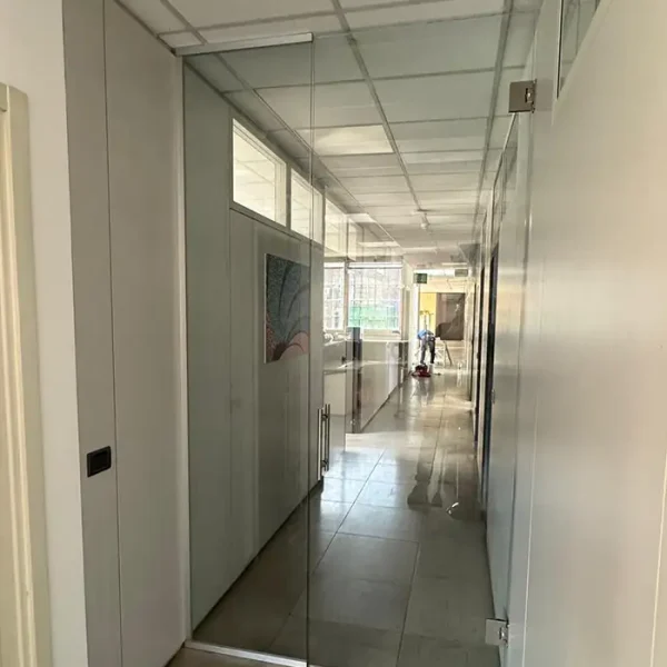 porte divisorie vetro trasparente