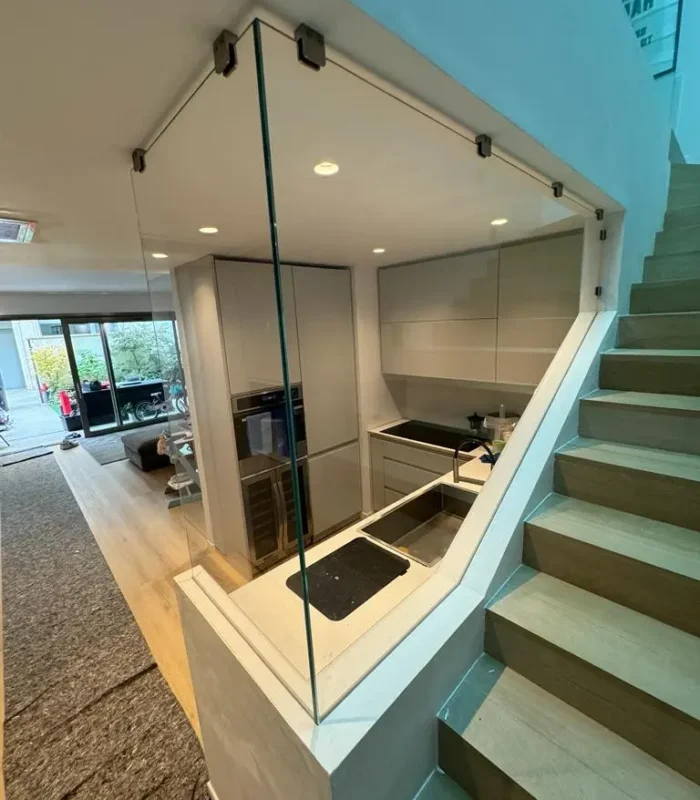 parapetto in vetro su misura per scale milano parapetto in vetro su misura per scale milano