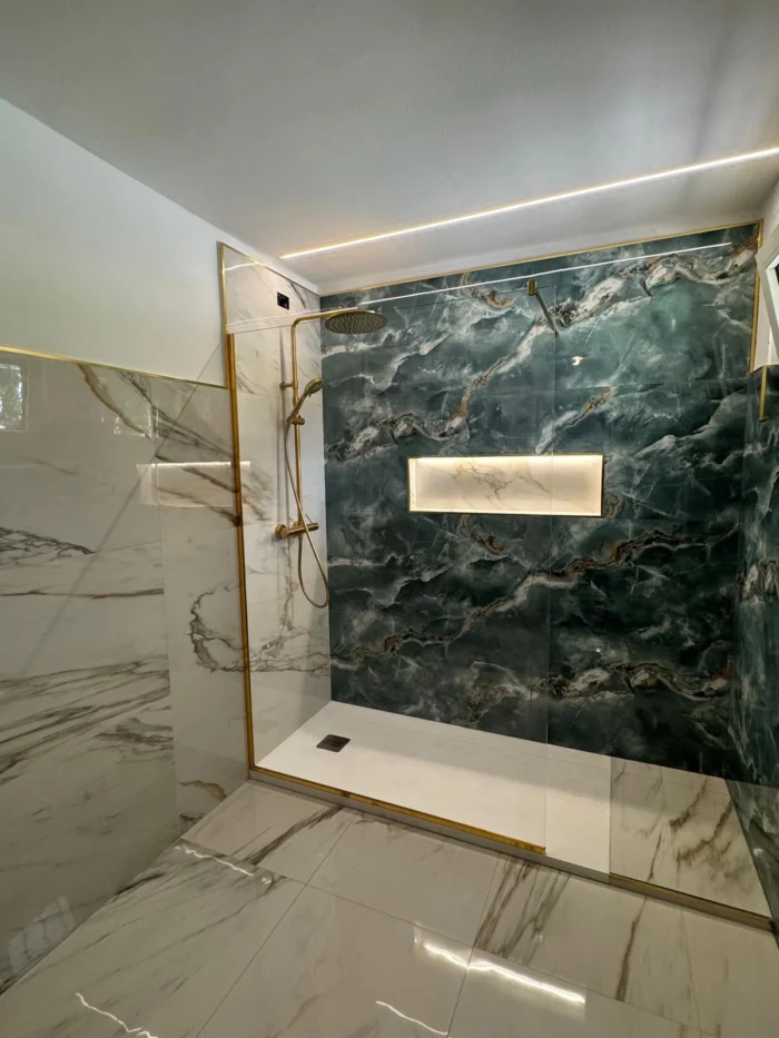 Doccia walk in in cristallo